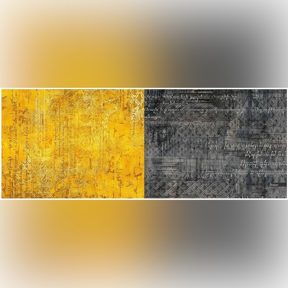 Armenian 100% Silk Scarf Hand Made in Yerevan Yellow/Grey St. Gregory Prayer NWT - Picture 10 of 16